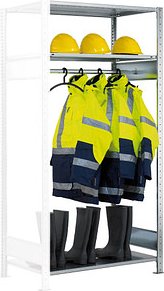 SCHULTE Anbauregal 14156 silber 100,0 x 60,0 x 200,0 cm