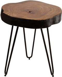 Thumbnail - WOHNLING Beistelltisch Massivholz sheesham 35,0 x 35,0 x 46,0 cm, 1 St.