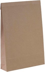 flexiPAK Faltentaschen classic eco Doppelfixverschluss DIN B4 ohne Fenster natur mit 5,0 cm Falte, 300 St.