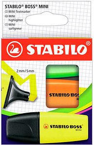 Thumbnail - STABILO BOSS MINI Textmarker farbsortiert, 3 St.
