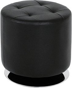 Thumbnail - HAKU Möbel Hocker 30580 schwarz Kunstleder, 1 St.