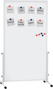 Thumbnail - MAUL mobiles Whiteboard easy2move 100,0 x 180,0 cm weiß kunststoffbeschichteter Stahl