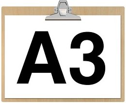 MAUL Klemmbrett MAULtilia 2394870 DIN A3 quer braun Holzhartfaser, 1 St.