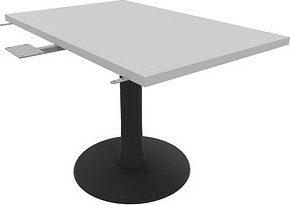 Quadrifoglio Verbindungsplatte Idea+ lichtgrau, grau rechteckig 70,0 x 110,0 x 74,0 cm