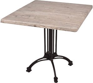 Thumbnail - Garden Pleasure MORENA Bistrotisch rund Spanplatte hellbraun 80,0 x 80,0 x 74,0 cm, 1 St.