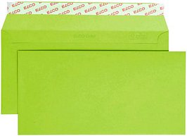 Thumbnail - ELCO Briefumschläge Color DIN lang ohne Fenster intensivgrün haftklebend 250 St.