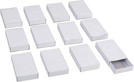 Thumbnail - Rayher Faltschachteln Streichholzschachtel weiß 12 St.