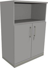 fm Regalschrank Oldenburg, 4260429767465 lichtgrau 80,0 x 44,2 x 113,3 cm, 1 St.