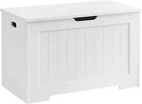 VASAGLE Sitztruhe LHS11WTV1 weiß Holz 76,0 cm
