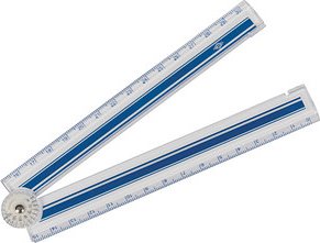 WEDO Schneidelineal 15-30 cm, silber