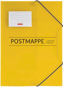 BRUNNEN Eckspanner Postmappe DIN A4 gelb, 1 St.