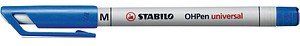 STABILO OHPen universal Folienstifte blau 1,0 mm non-permanent, 10 St.