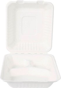 Thumbnail - NATURE Star Einweg-Menüboxen Triple 20,0 x 22,5 cm, 25 St.