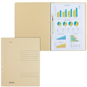 FALKEN Ösenhefter Karton chamois DIN A4, 50 St.