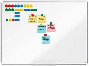 nobo Whiteboard Premium Plus 120,0 x 90,0 cm weiß, silber emaillierter Stahl