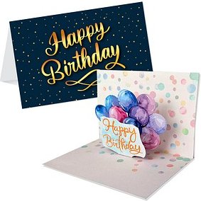 LUMA Geburtstagskarte Happy Birthday LU POPUP 02 bunt, 1 St.