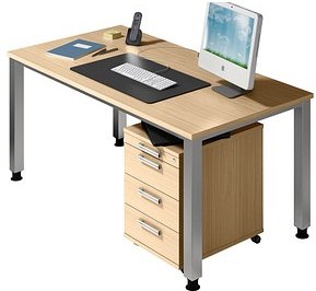 HAMMERBACHER Akandia Büromöbel-Set buche