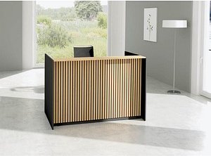 Kerkmann Empfangstheke Marino up & down Für 1 Person, eiche 166,0 x 98,0 x 112,0 cm