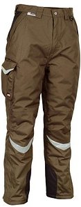 COFRA® Herren Winter-Arbeitshose FROZEN schlamm Größe 50