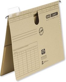 Thumbnail - ELBA Hängehefter vertic® ULTIMATE® Karton naturbraun DIN A4 1x kaufmännische Heftung, 50 St.