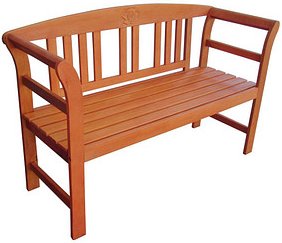 Thumbnail - Garden Pleasure Gartenbank SAN JOSE 985162 natur Holz 130,0 cm