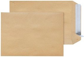 STEINMETZ Versandtaschen DIN C5 ohne Fenster braun 500 St.