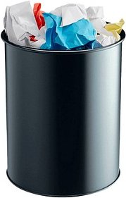 DURABLE Papierkorb 15,0 l schwarz, 1 St.