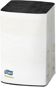 TORK Servietten Xpressnap® Extra Soft schwarz 2-lagig 16,5 x 21,3 cm, 1.000 St.