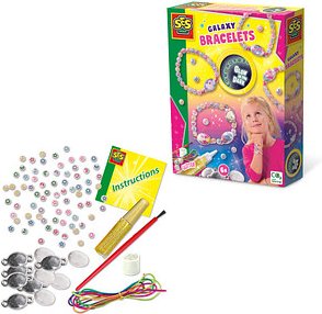 Thumbnail - SES Creative® Schmuck-Basteln-Set Armbänder Galaxy mehrfarbig