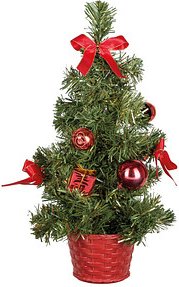 Idena Baum 10 LED Dekoleuchte rot, 1 St.