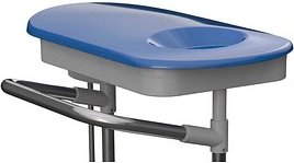 BOI Deckel für Wäschesammler blau