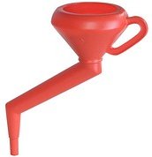 hünersdorff Trichter HD-PE mit Winkel rot