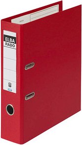 ELBA rado plast Ordner rot Kunststoff 8,0 cm DIN A4