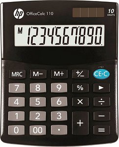 HP OfficeCalc 110 Tischrechner schwarz