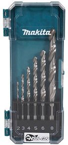 makita Metallbohrer-Set D-78346 HSS-GS, 6-teilig