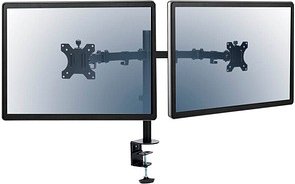 Kensington Monitor-Halterung SmartFit Ergo Dual K55409WW schwarz für 2 Monitore, Tischklemme, Tischbohrung