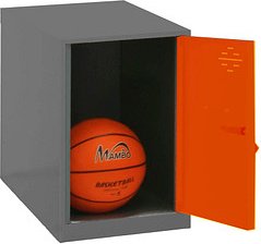 Thumbnail - Simonrack Spind SIMONLOCKER DISM anthrazit, orange 8425437116537, 1 Schließfach 30,0 x 50,0 x 47,5 cm