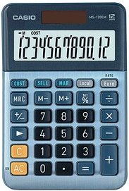 Thumbnail - CASIO MS-120EM Tischrechner blau