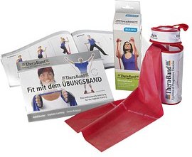 RUSSKA TheraBand Travel Fitnessbänder rot