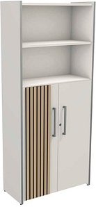 Kerkmann Regalschrank Oxford, 13000236 weiß 80,0 x 36,0 x 183,0 cm, 1 St.