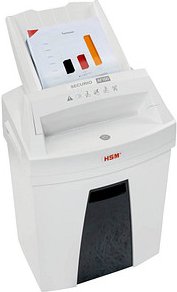 Thumbnail - HSM SECURIO AF100 Aktenvernichter mit Partikelschnitt P-4, 4 x 25 mm, bis 100 Blatt, weiß