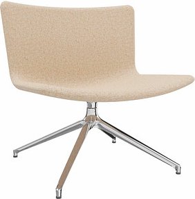 Thumbnail - fm Sessel LODUS sand chrom Stoff 86,0 x 86,0 x 80,0 cm, 1 St.