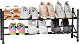 LOVE !T STORE !T Teleskop-Schuhregal LOFT schwarz 62,0 - 116,0 x 23,0 x 36,0 cm, 1 St.