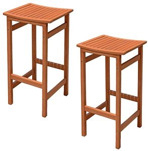 Thumbnail - Garden Pleasure Gartenstühle Palmdale braun, 2 St.