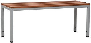 Thumbnail - Gürkan Garderobenbank 107208 grau, buche Holz 120,0 cm