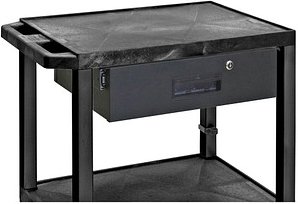 LUXOR Schublade schwarz 44,5 x 35,6 x 12,1 cm