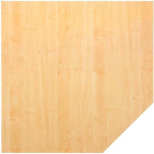 HAMMERBACHER Verbindungsplatte höhenverstellbar QT12 ahorn, grafit Trapezform 120,0 x 80,0 x 68,0 - 76,0 cm