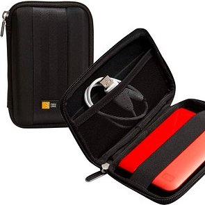 case LOGIC® 1er Festplatten-Tasche schwarz, 1 St.