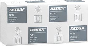 KATRIN Papierhandtücher 61600 PLUS Non Stop L3 Interfold-Falzung 3-lagig 2.250 Tücher