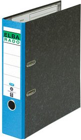 ELBA rado Wolkenmarmor Ordner blau marmoriert Karton 8,0 cm DIN A4